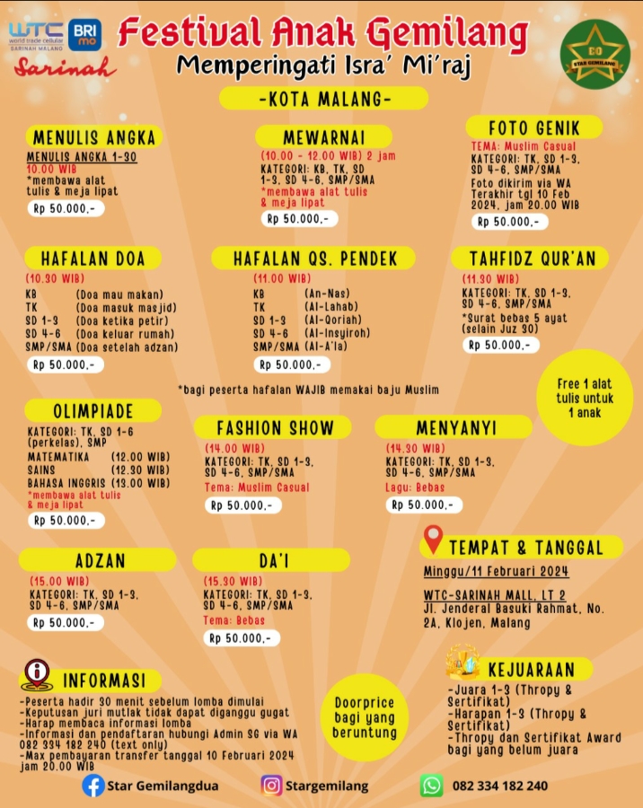Festival Anak Gemilang